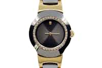 Tungsten Ladies Charcoal sunray coloured dial watch