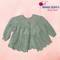 Marbled Pastel Green Jacket for Babies
