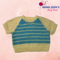 Yellow and Blue Striped Shirt for Toddlers