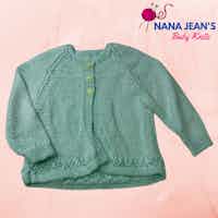 Mint Green Matinee Cardigan for Babies