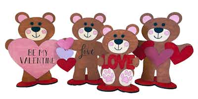 Bear Valentines Do-It-Yourself Kit