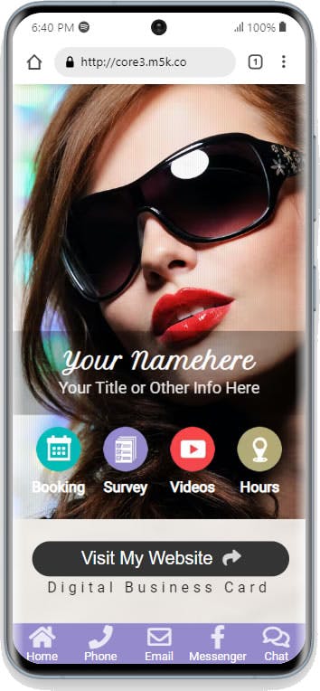 PWA - Large Background Image (White Theme)