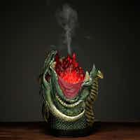 Aroma Diffuser LED Humidifier - Dark Legends Fire Breather Tree Dragon