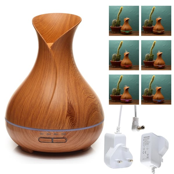 ﻿Aroma Diffuser LED Humidifier UK Plug - Eden Bliss Image