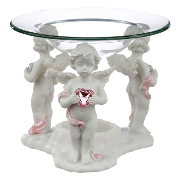 ﻿Collectable Peace of Heaven Cherub - Call of the Heart Oil & Wax Burner Image