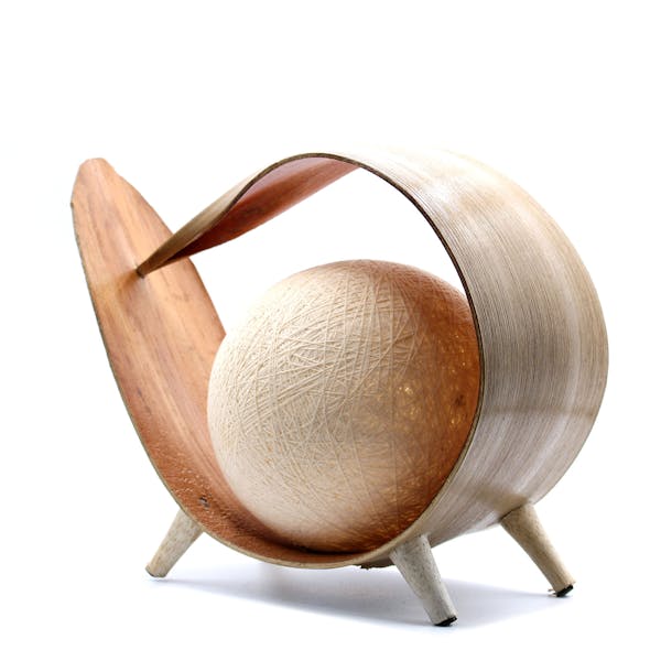 ﻿Natural Coconut Lamp - Natural Loop Image