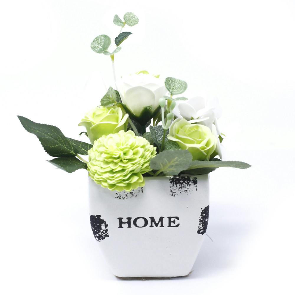 Bouquet Petite Flower Pot - Pastel Green Image
