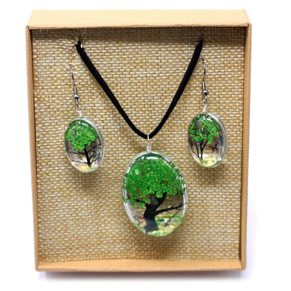 Pressed Flowers - Tree of Life Set - Green Image