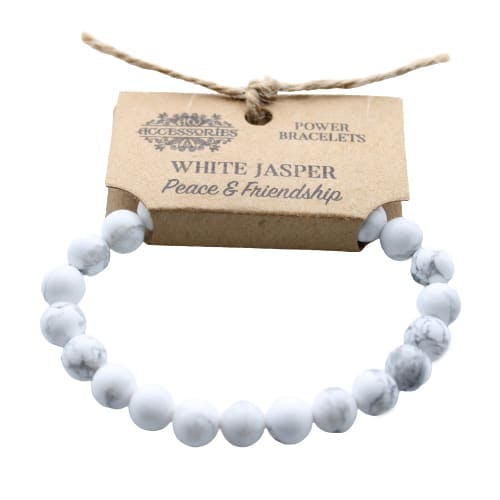 Power Bracelet - White Jasper Image