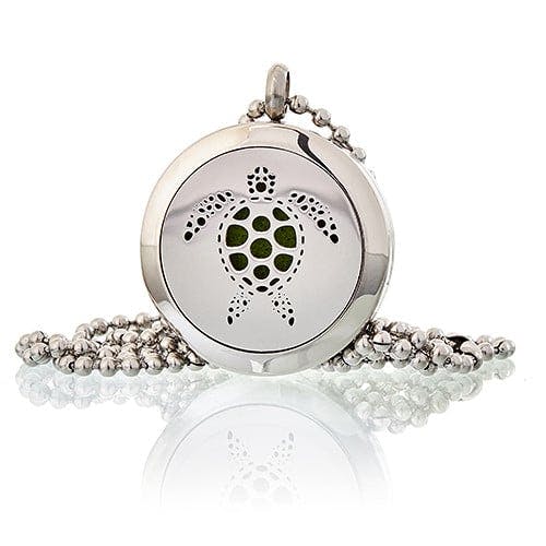 Aromatherapy Diffuser Necklace - Turtle 25mm Image