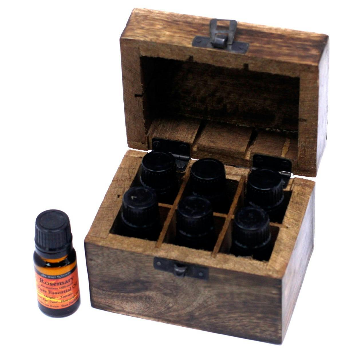 Mango Aromatherapy Box - Floral (holds 6) Image