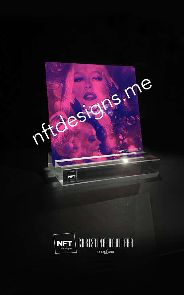 Christina Aguilera NFT design CA002 One of One