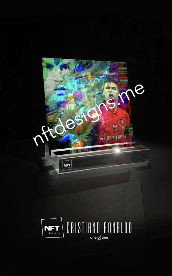 Cristiano Ronaldo NFT design CR001 One of One