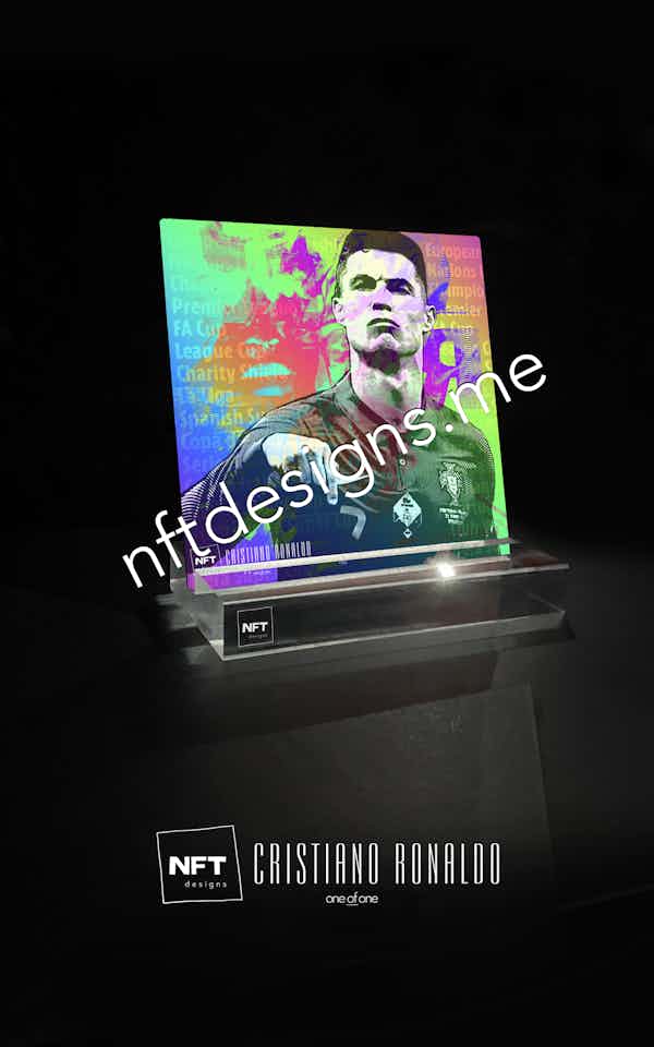 Cristiano Ronaldo NFT design CR004 One of One