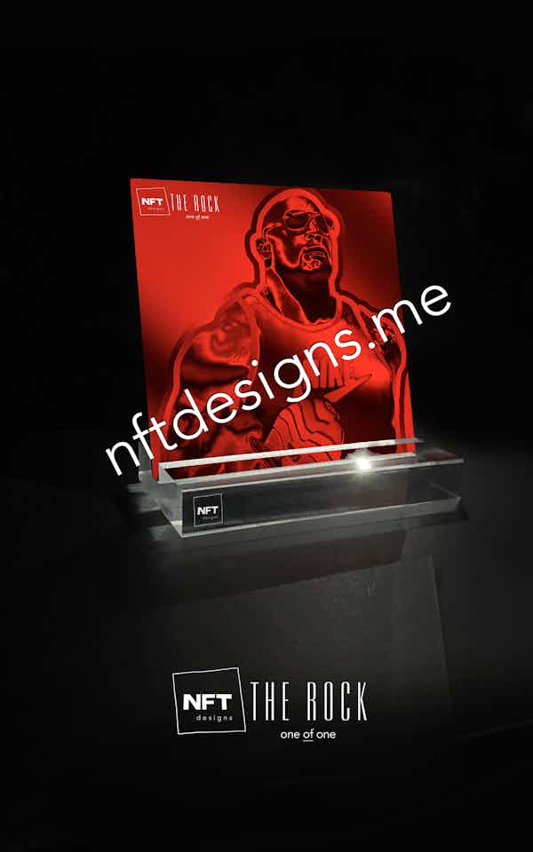 The Rock NFT design TR009 One of One