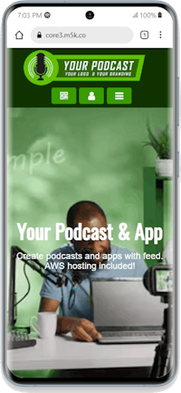 PodCast Green Theme
