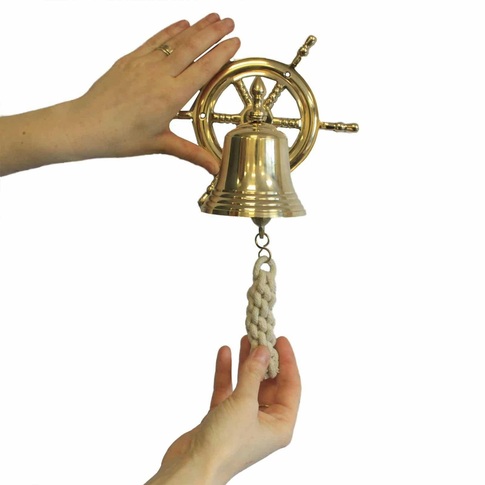 Ships Wheel Bell Image