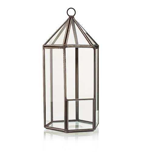 Glass Terrarium - Lantern Shape Image