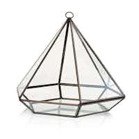 Glass Terrarium - Large Diamond