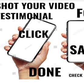 How about a Video Testimonial from your customer while you handing their receipt plus you get paid?