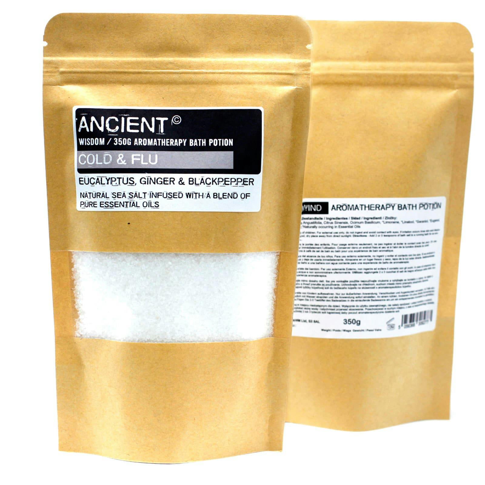 Aromatherapy Bath Potion in Kraft Bag 350g - Colds & Flu Image