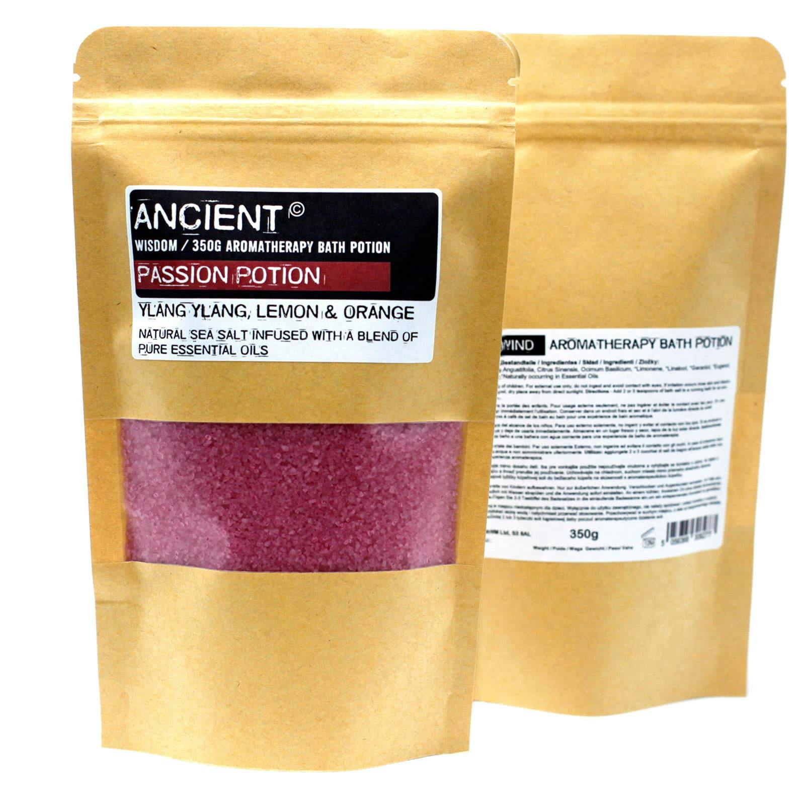 Aromatherapy Bath Potion in Kraft Bag 350g - Passion Image