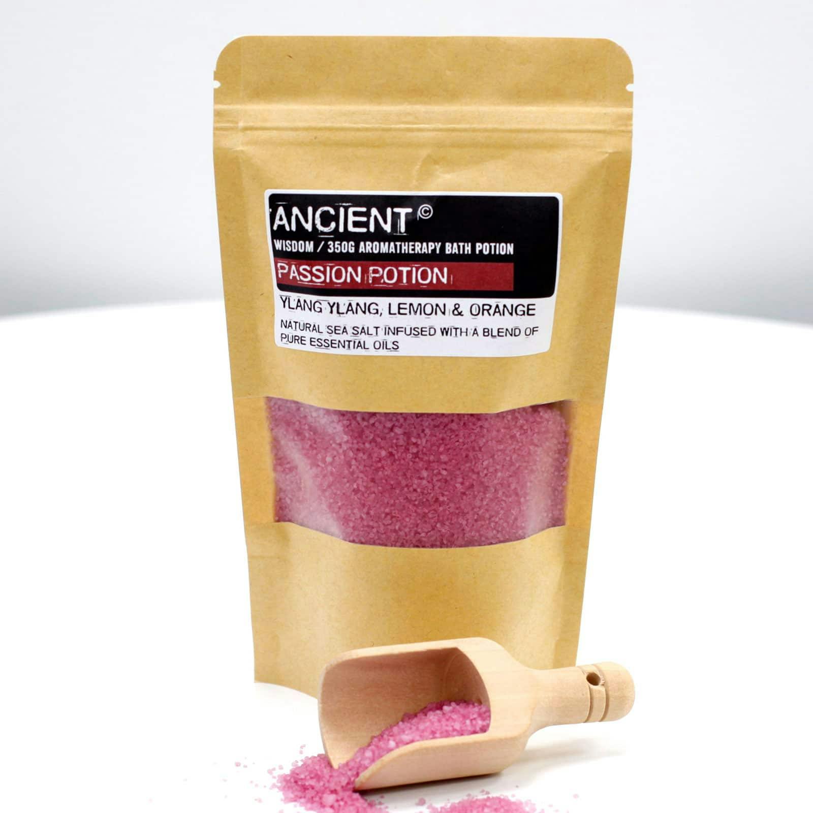 Aromatherapy Bath Potion in Kraft Bag 350g - Passion Image