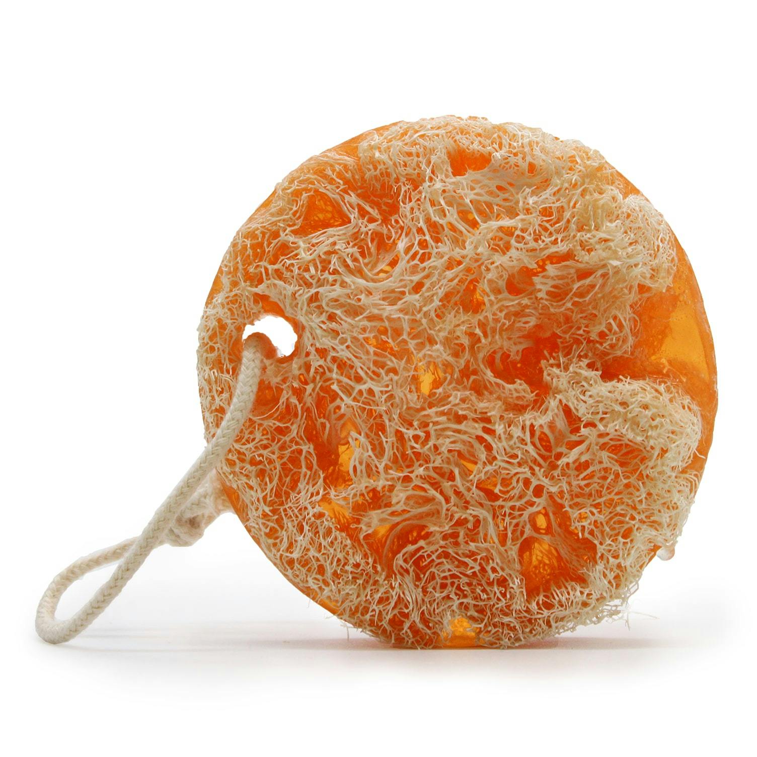 Fruity Scrub Soap on a Rope - Grapefruit Image