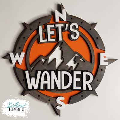 Let's Wander Compass