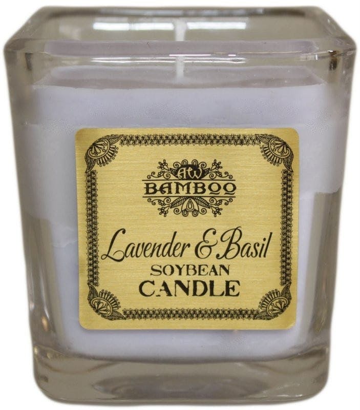 Soybean Wax Jar Candles - Lavender & Basil Image