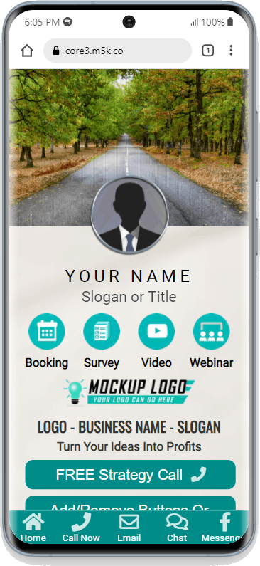 PWA - Digital Business Card - Teal Theme