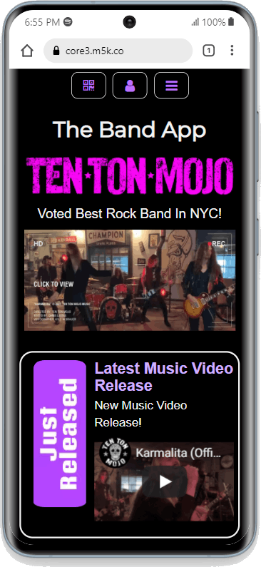 The Podcast And Band App Colorful And Dark Theme