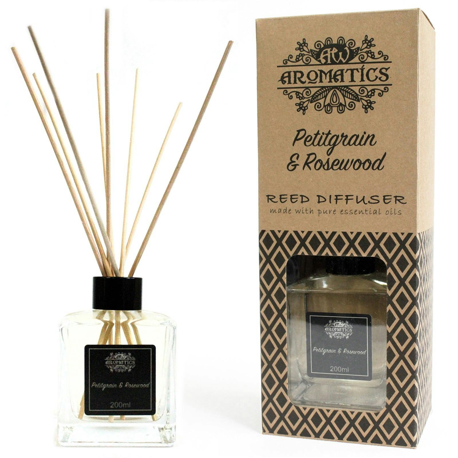 200ml Petitgrain & Rosewood Essential Oil Reed Diffuser Image