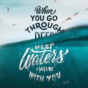 When you’re in rough waters, you will not go down...
