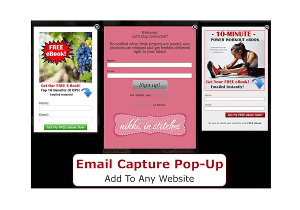 Email Capture Lightbox Pop-Up