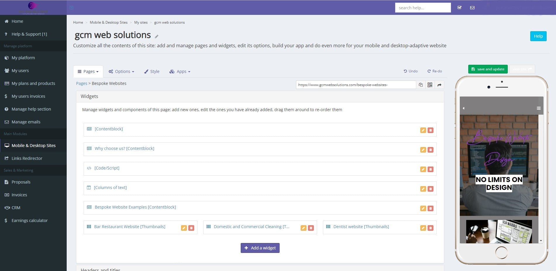 website builder 