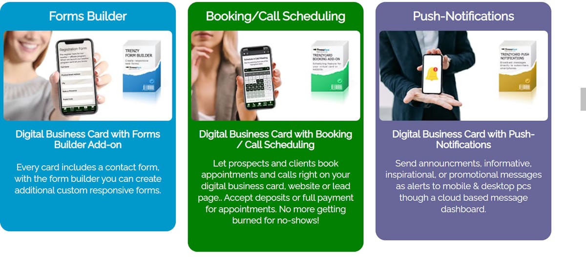 PWA and Digital Business Card Features