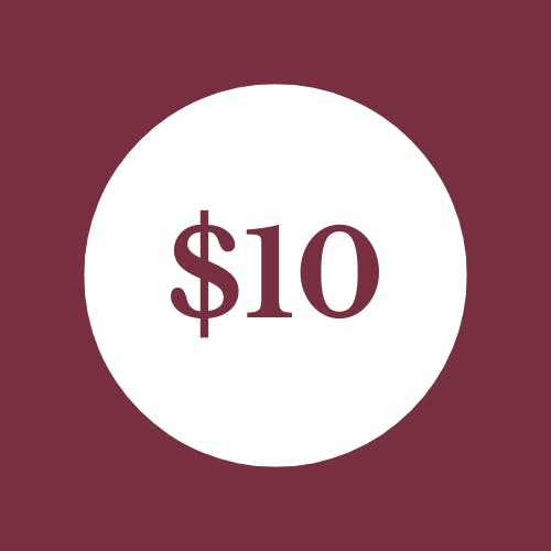 $10 donation image