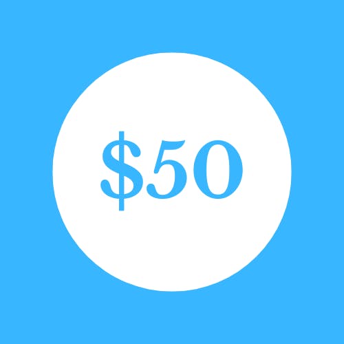 $50 donation