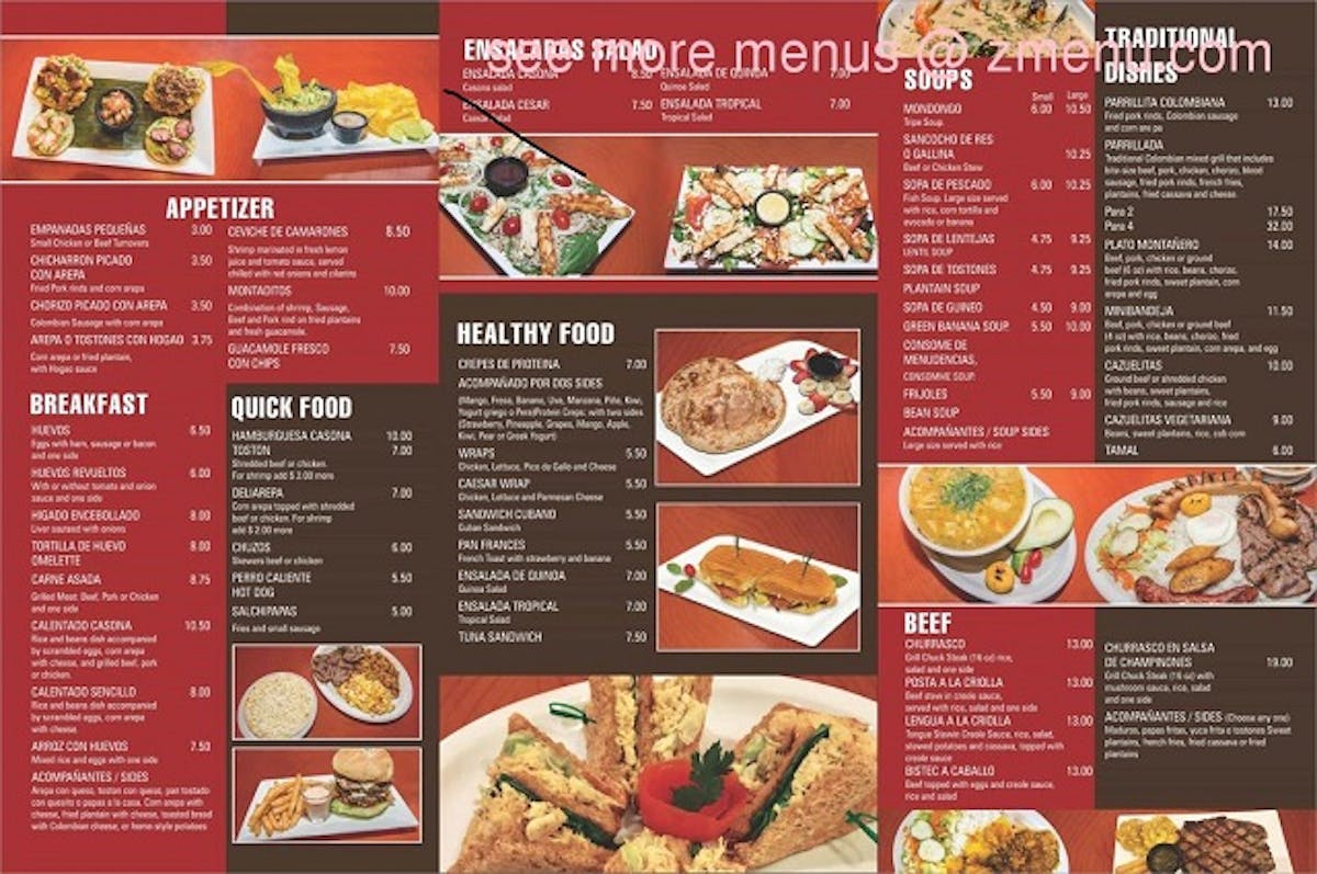 Daily Fresh Menus