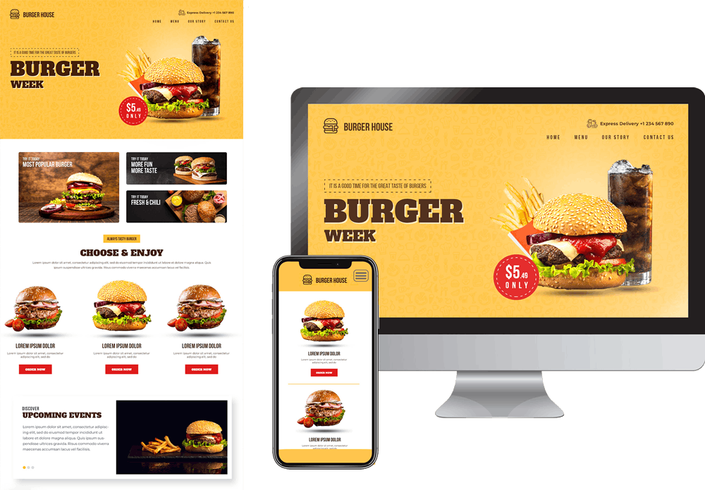 PWA App and Website For Food Ordering