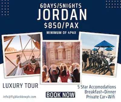 6Days/5Nights Jordan, Luxury Tour, 5 Star Accomodations