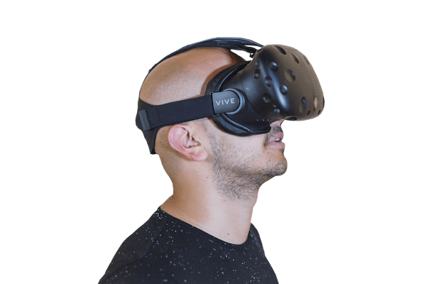 Man in VR Goggles