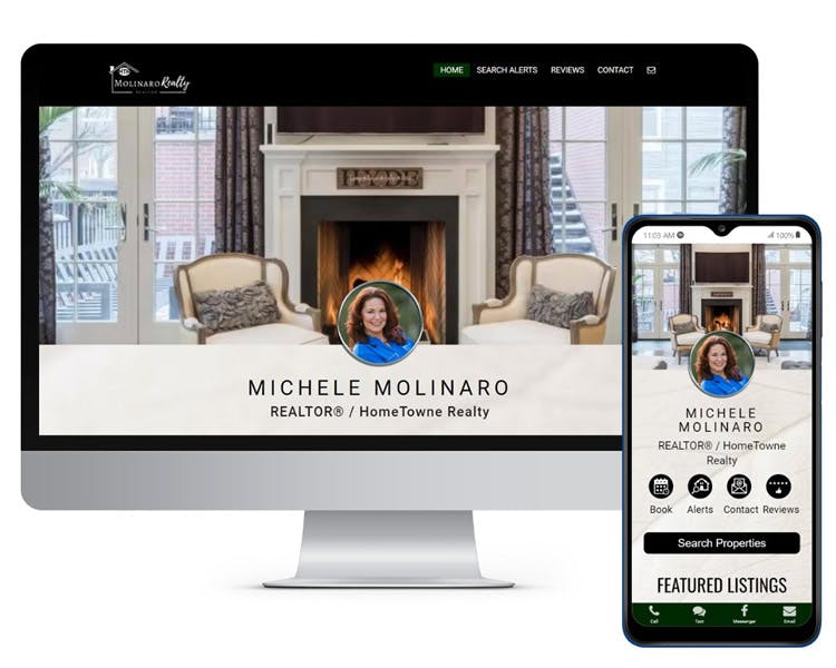 Mobile First Real Estate Digital Business Card