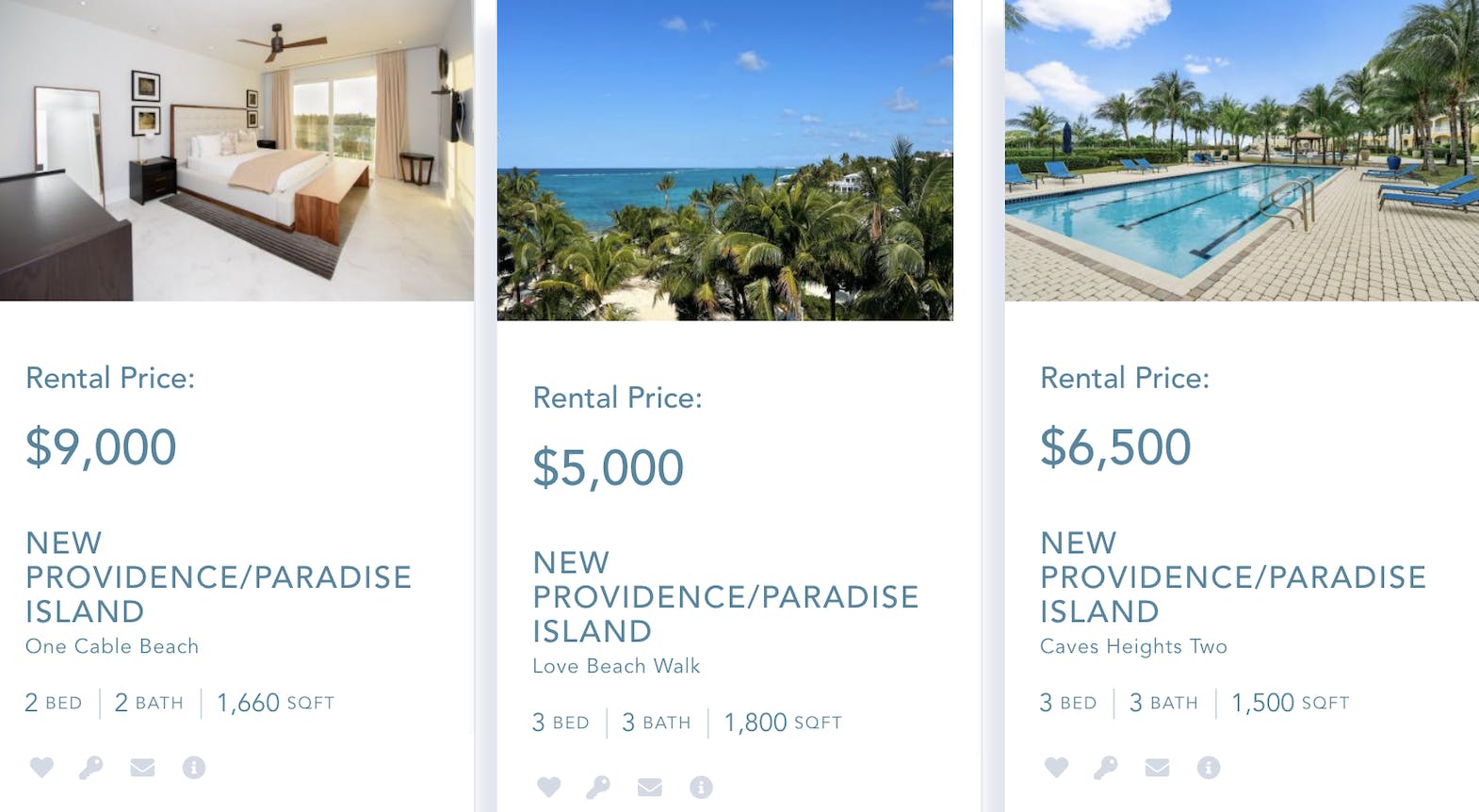 condos for rent in Nassau Bahamas