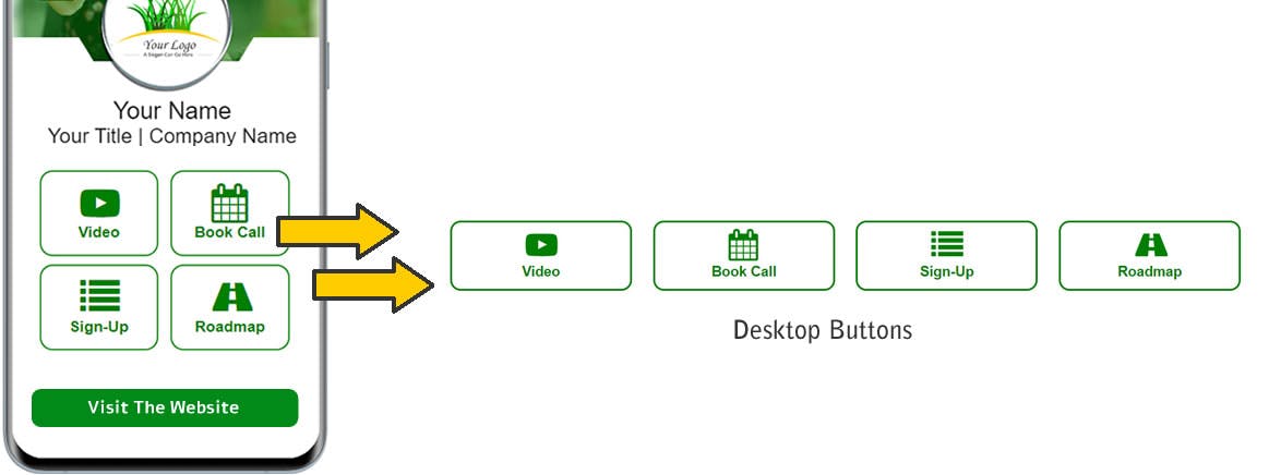 Custom MobiFirst transparent buttons.