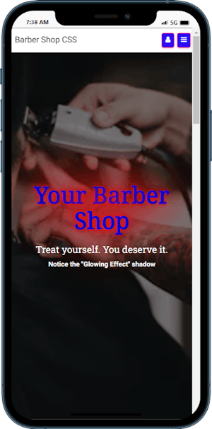 Barber Shop 4 CSS