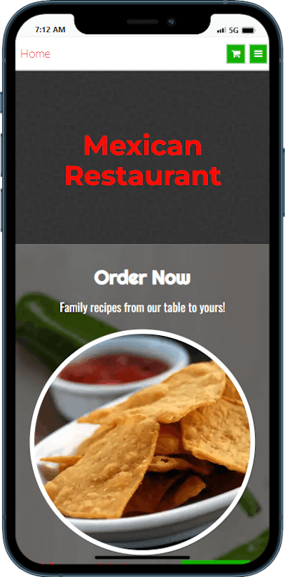 Mexican Restaurant Ordering