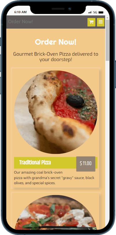 Pizza Food Ordering