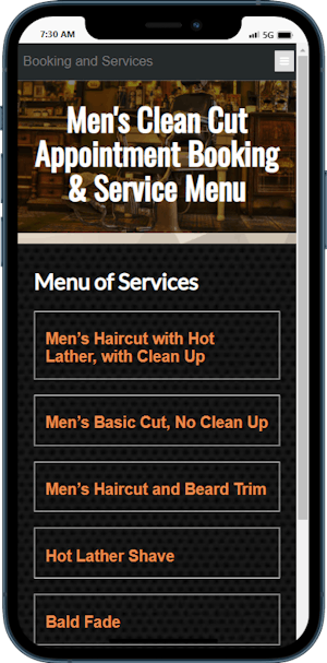Barber Appointment Booking